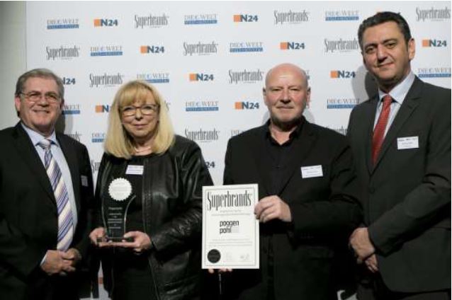 Poggenpohl wins the “Superbrands Germany Award 2014/2015”